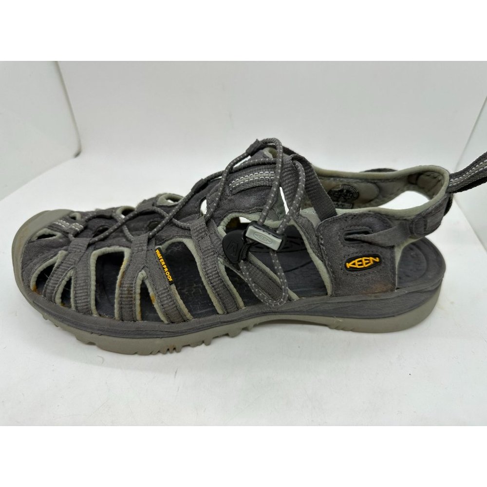 KEEN Sandals woman Sz 9 Gray Waterproof Rugged Toe Non Slip Trail Comfort
